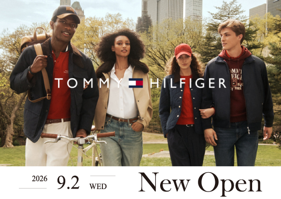 〈TOMMY HILFIGER(TOMMY HILFIGER)〉NEW OPEN!!旗帜画面