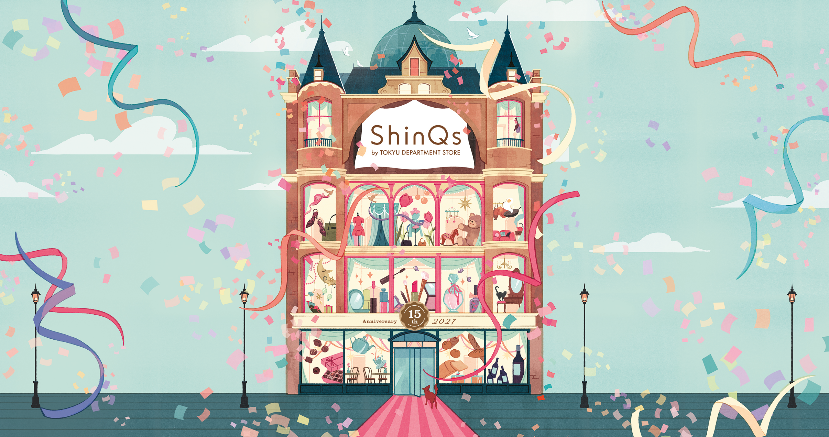 ShinQs by TOKYU DEPARTMENT STORE，欢迎，对15周年聚会